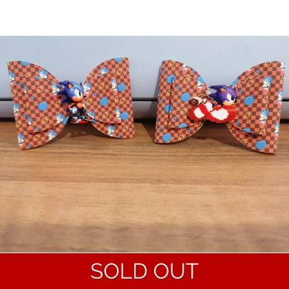 Sonic the Hedgehog Classic Hair Bow Set